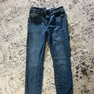 Pistola raw hem skinny jeans size 25